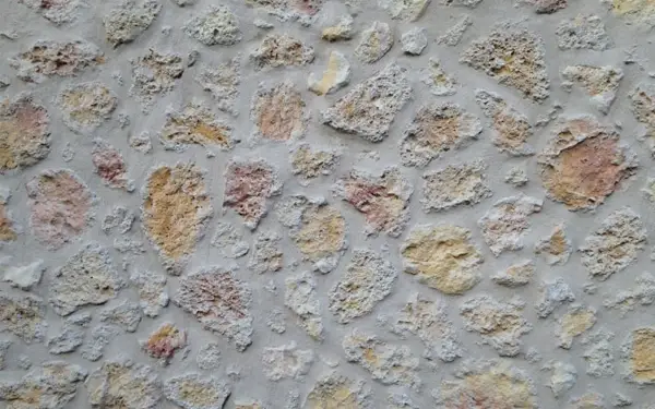 Pierre de parement Meulière, joints beurrés